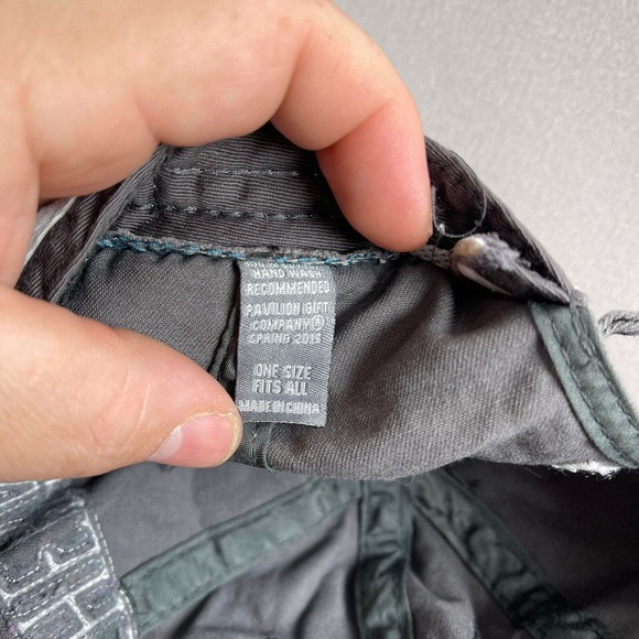 Southern People‎ Hat Womens Gray Strapback Cap Embroidered We People New Orleans - Picture 10 of 12